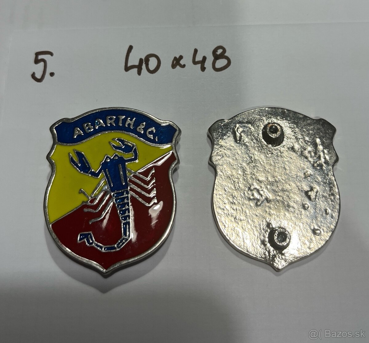 Nápisy Abarth, Fiat - 7