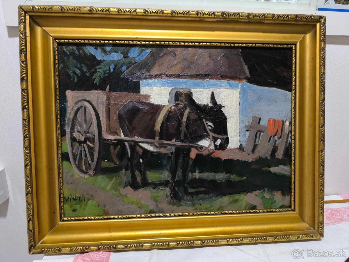 János Viski - olejomaľba - 7