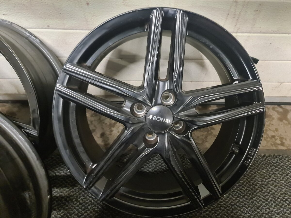 4X100 R17 RONAL ALU-BLACK color - 7
