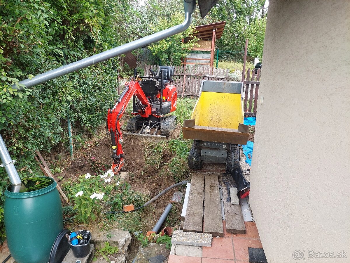 Vykopove práce MinibagerZB - 7