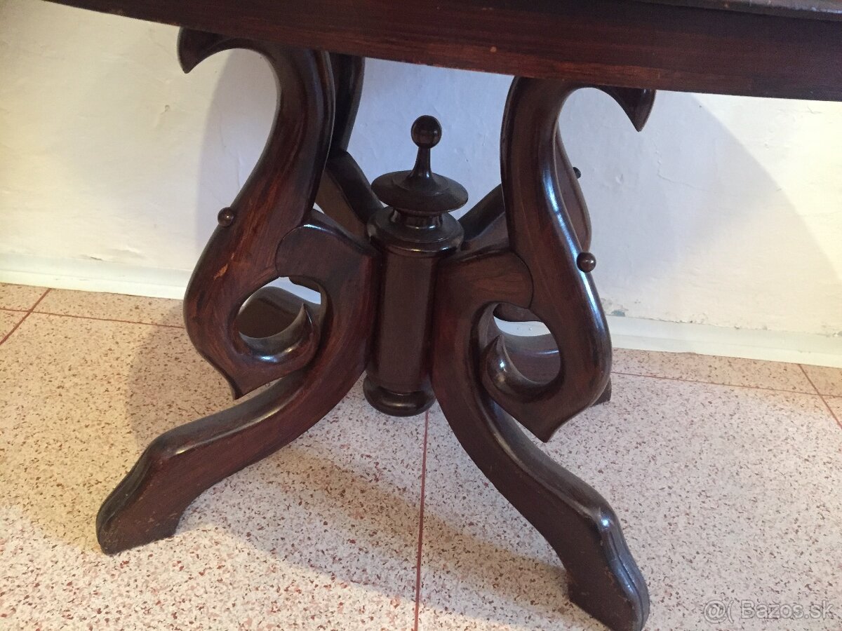 starožitná konferenčný stolík - 7
