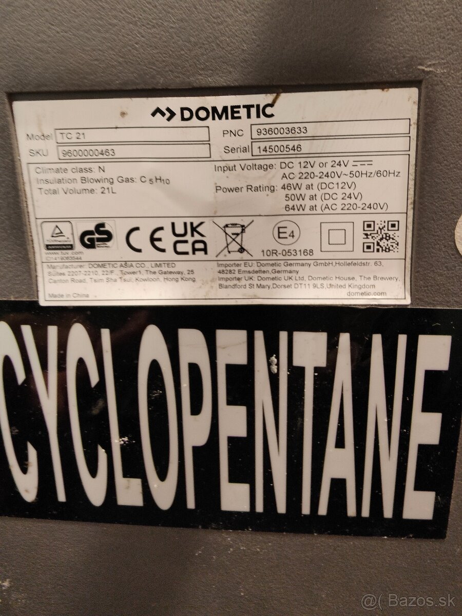 Prenosná termoelektrická chladnička DOMETIC TC21 - 7