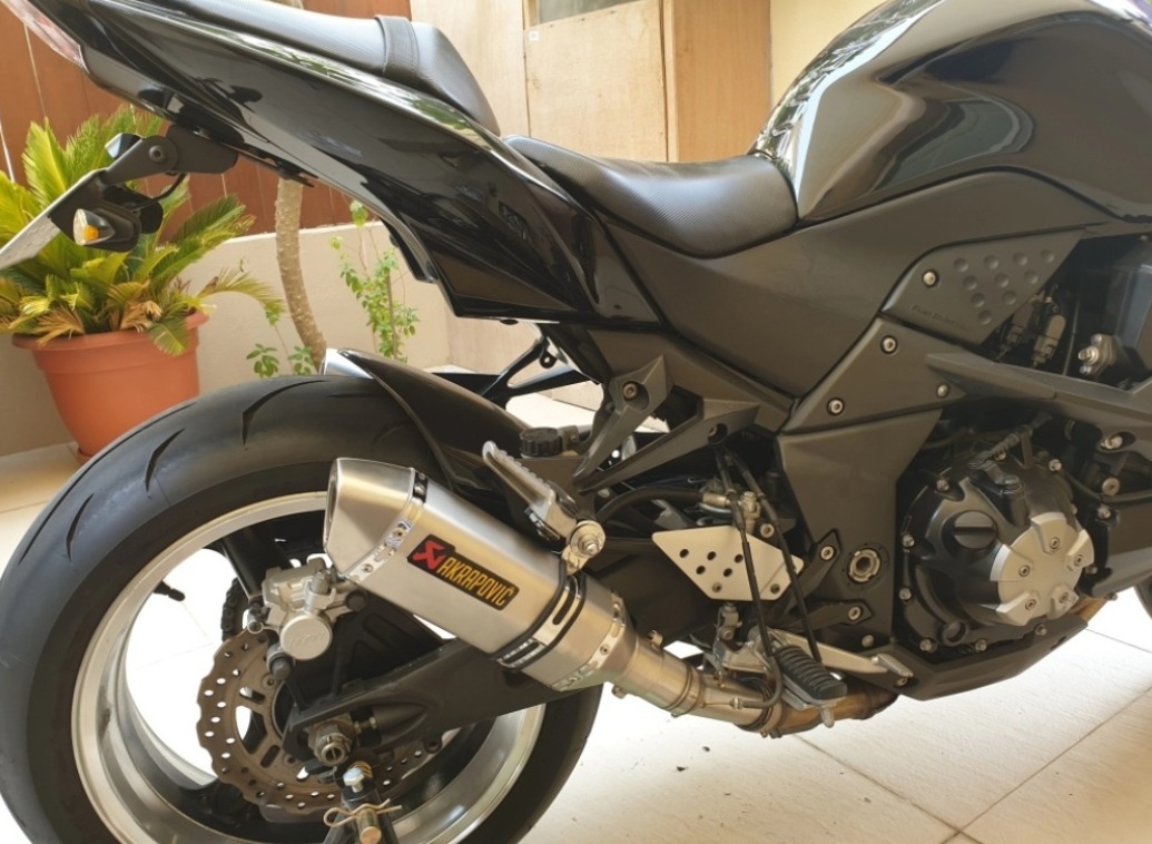 Nový ladený športový univerzálny moto výfuk + db killer - 7