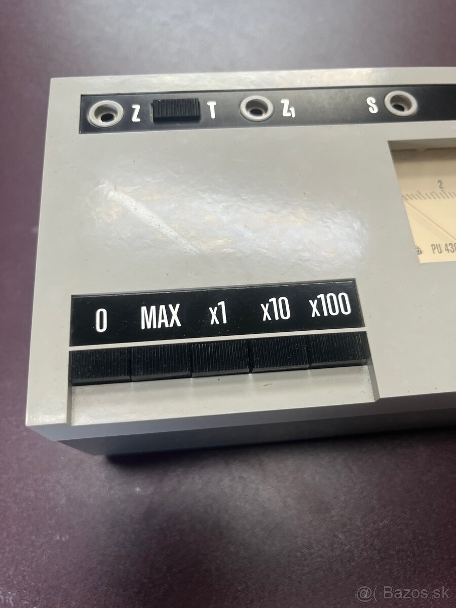 Tranzistorový merač zemného odporu PU 430 - 7