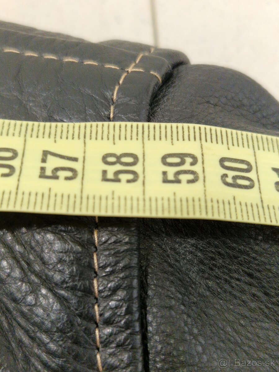 Pánská luxusní kožená bunda bomber Uncle Sam XL - 7