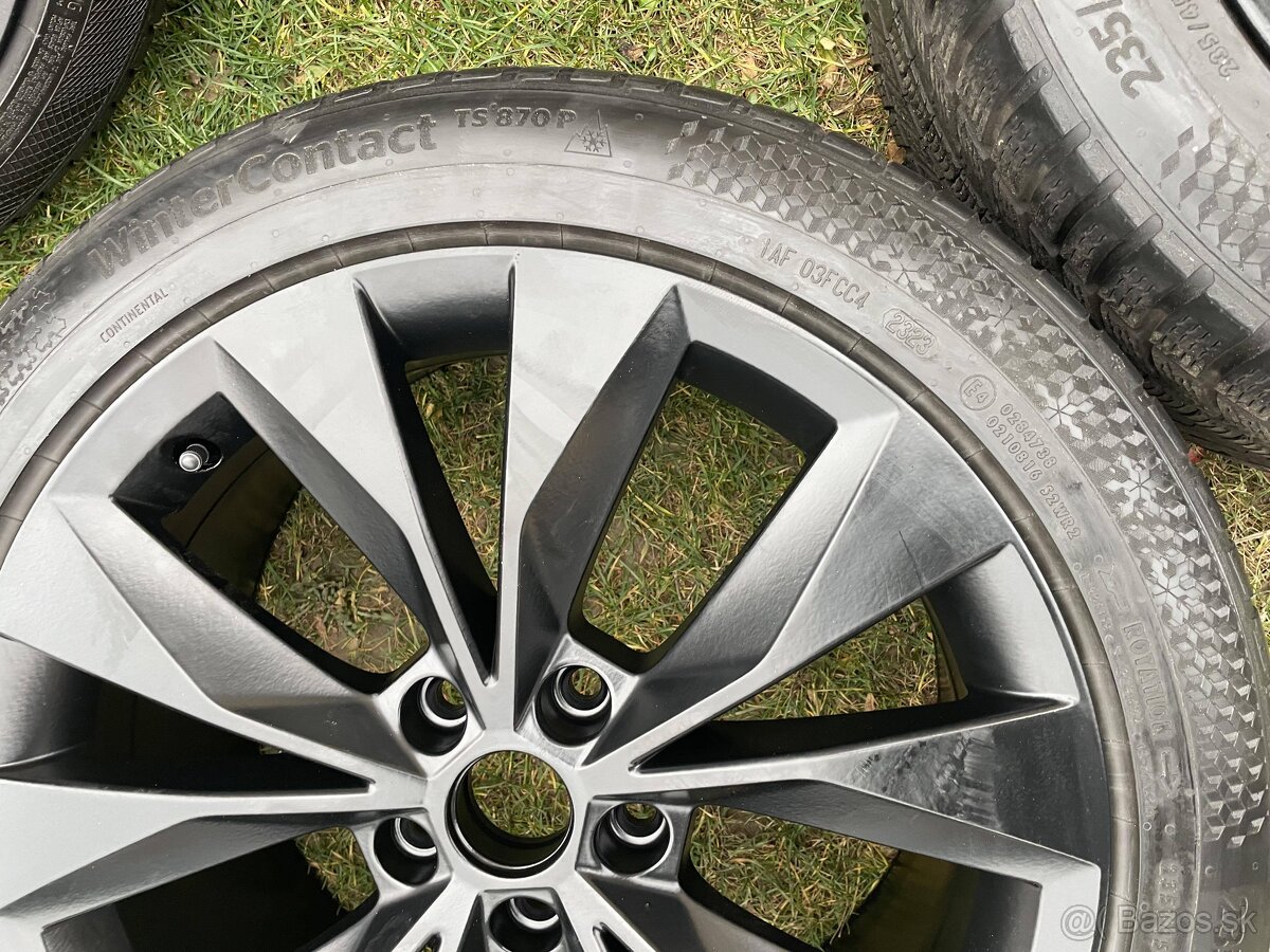 CASSIOPEIA SCHWARZMATT Orig.skoda Superb 3V 5x112 8j x18 - 7