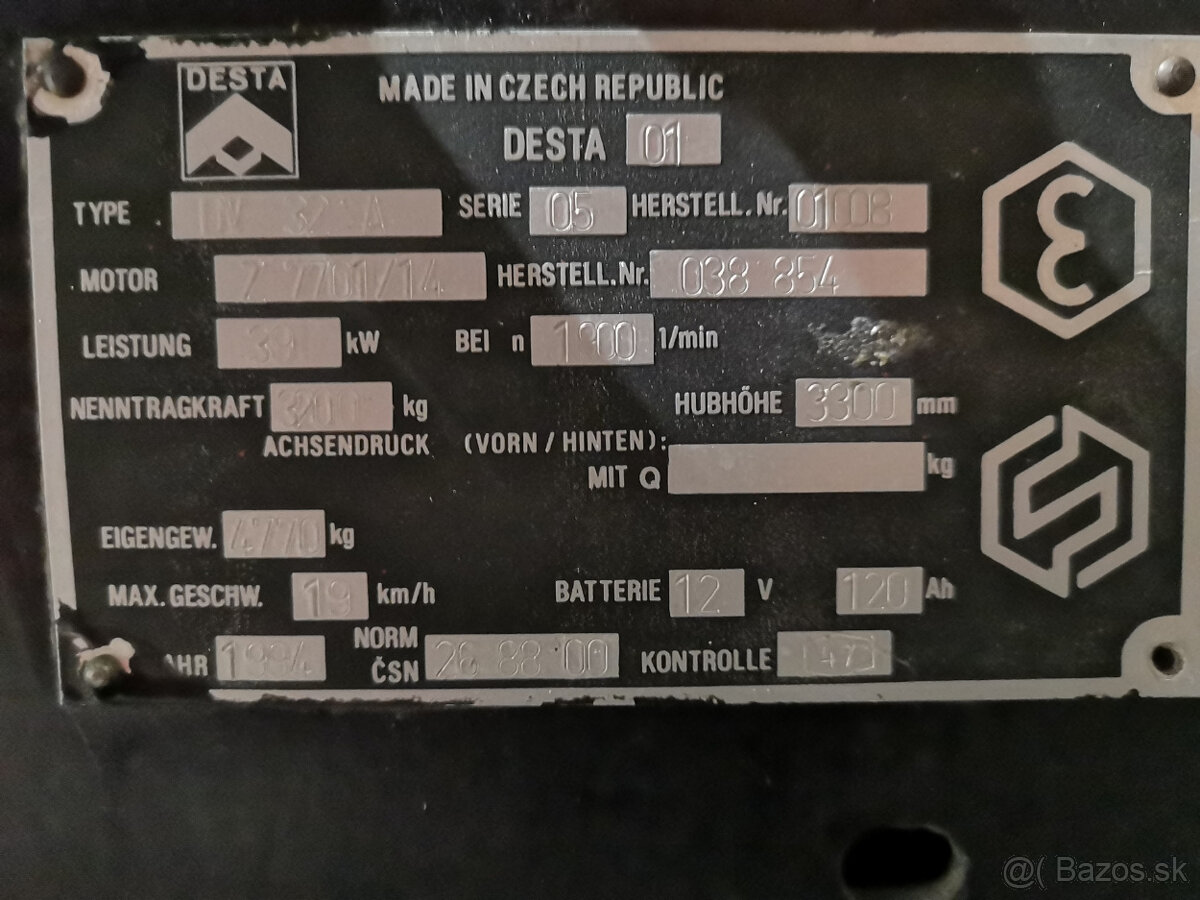 Čelný vozík DESTA 32A - 7