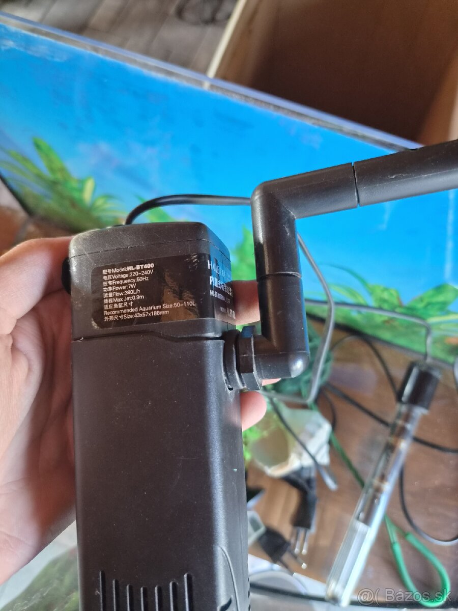 Akvárium 50 l + filter, ohrievač a príslušenstvo - 7