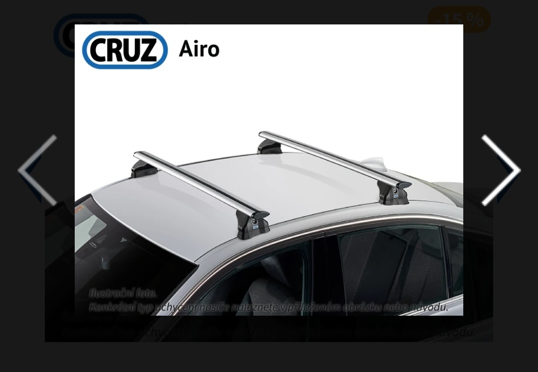 Strešný nosič Kia Ceed 5dv., CRUZ Airo FIX - 7