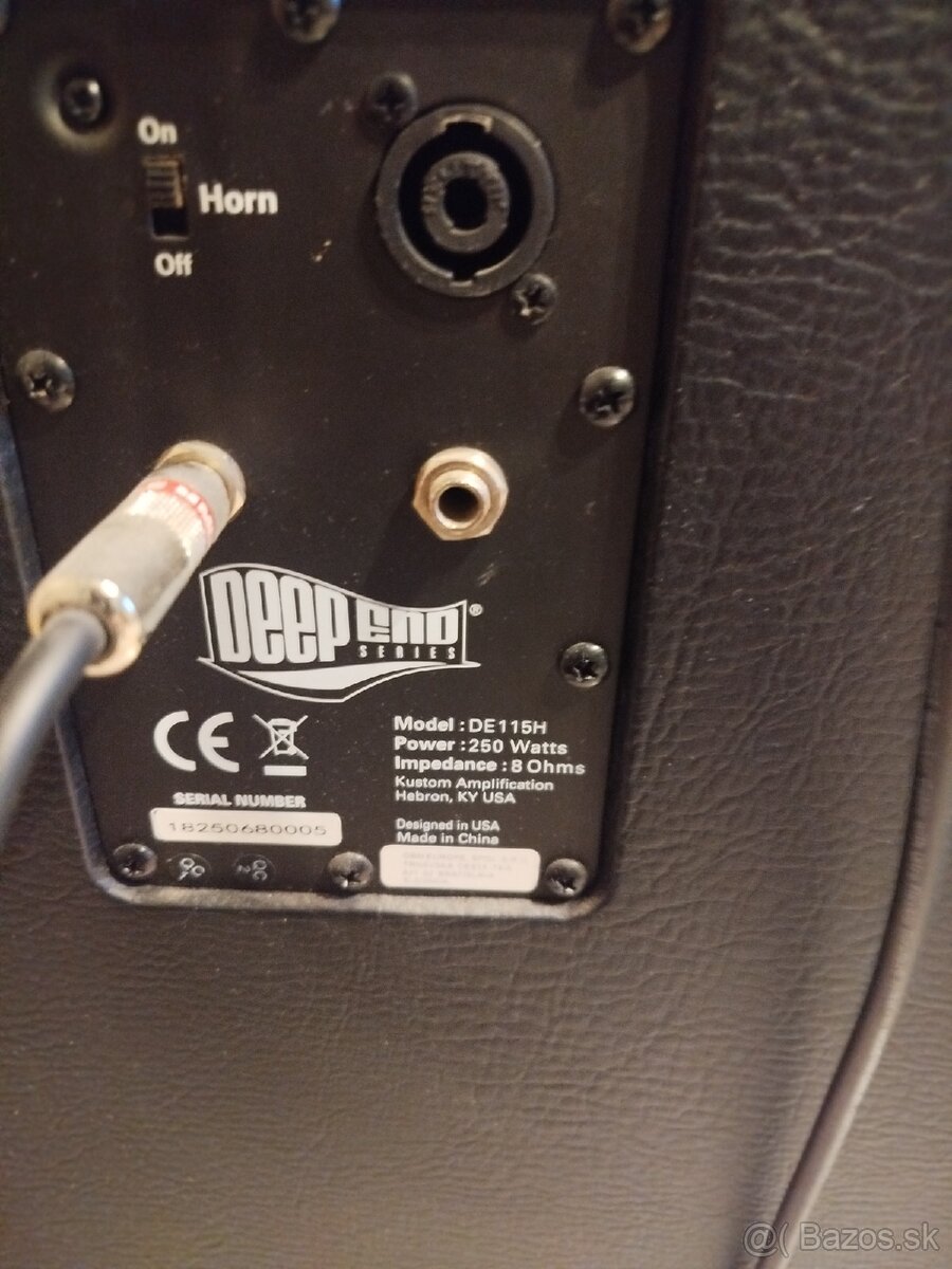 Predám bssagitarovu zostavu Kustom - 7