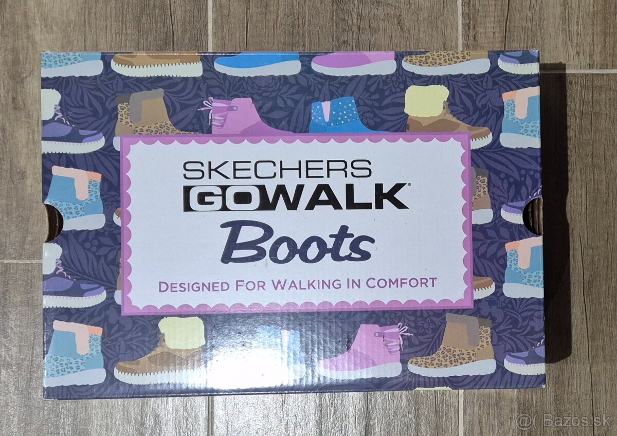 Dámske semišové čižmičky Skechers - 7