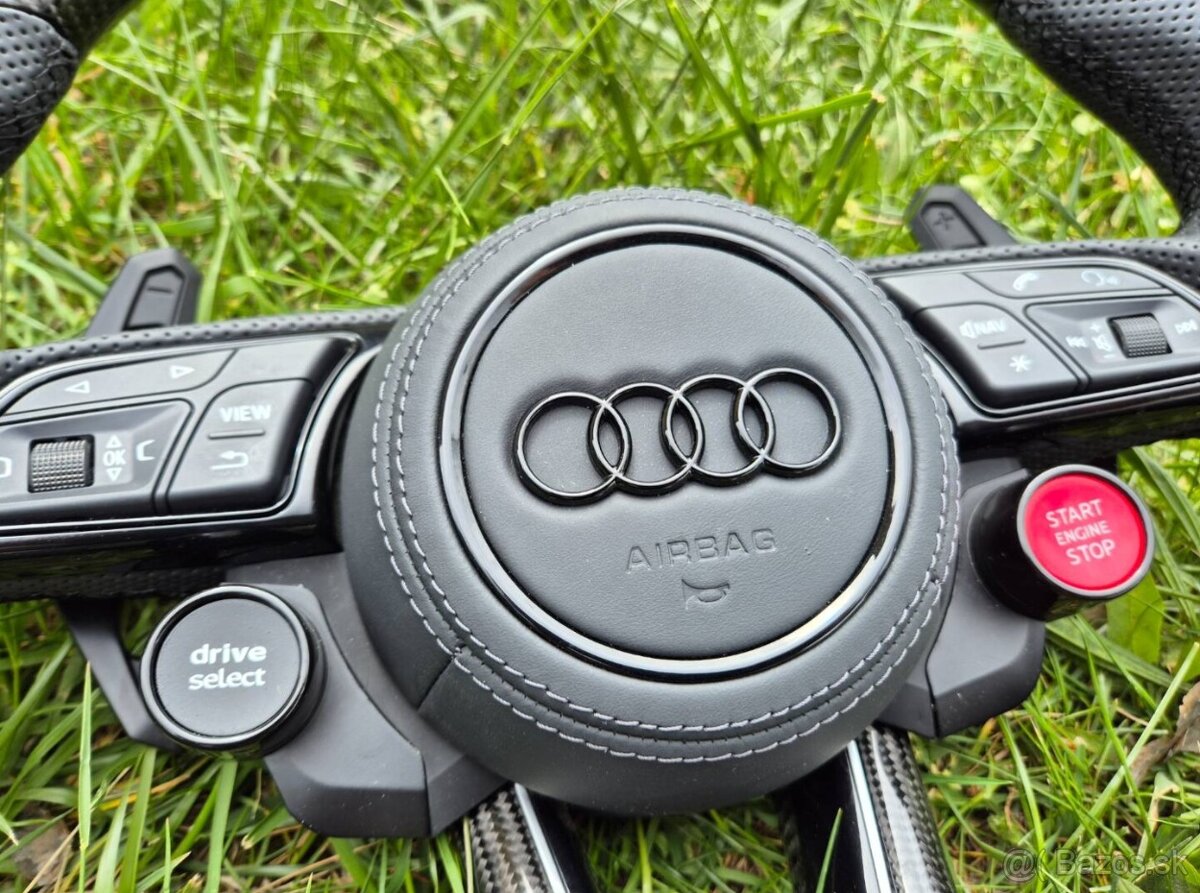 KARBONOVY VOLANT AUDI so ŠTART/STOP DRIVE SELECT - 7