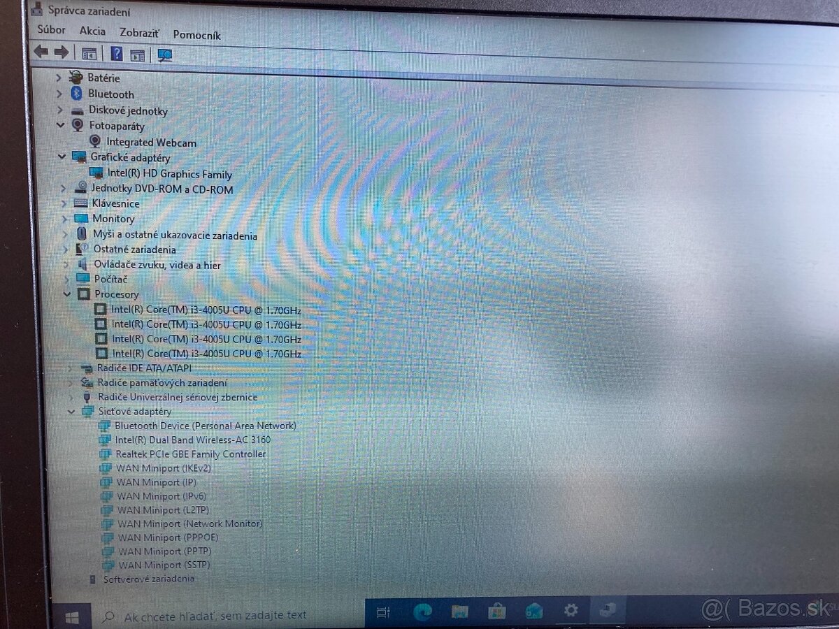 DELL VOSTRO 3558 i3-4005U 1.7GHz 4GB - 7
