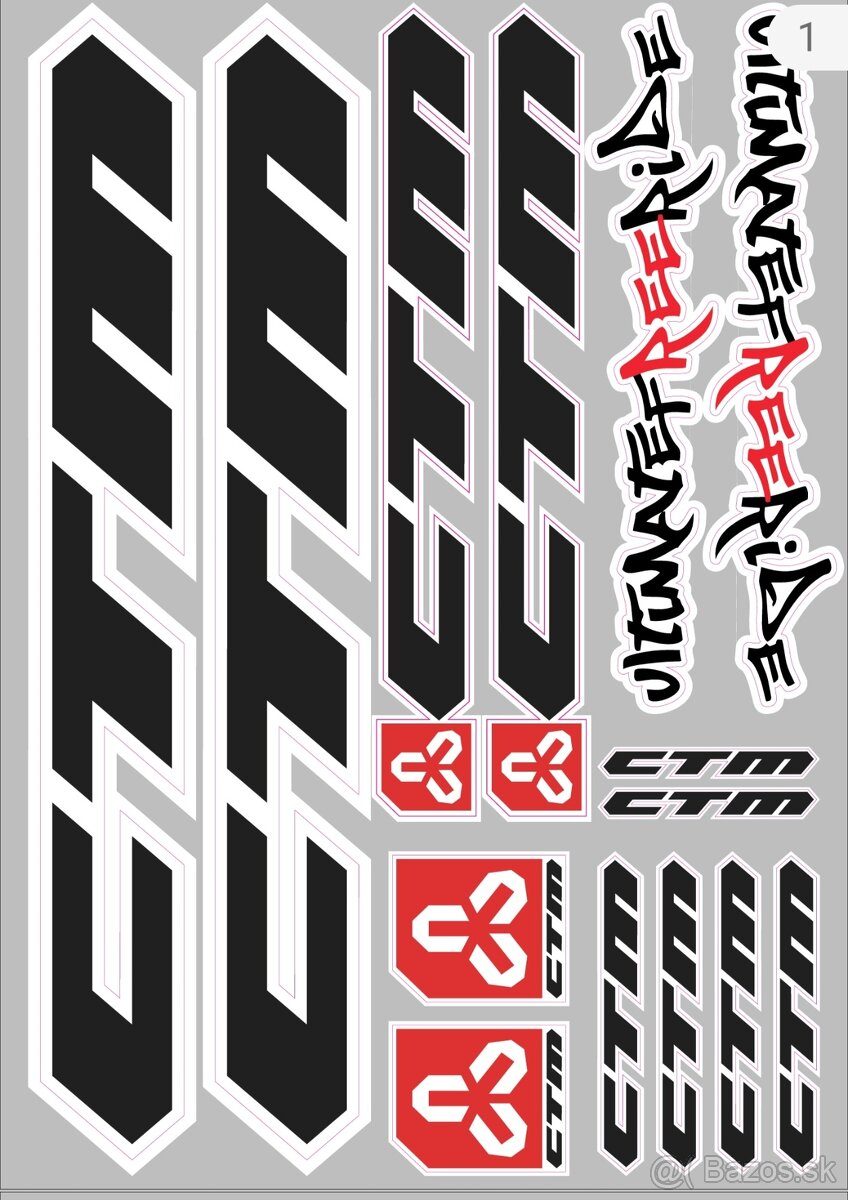 Predám nálepky na bicykel - 7