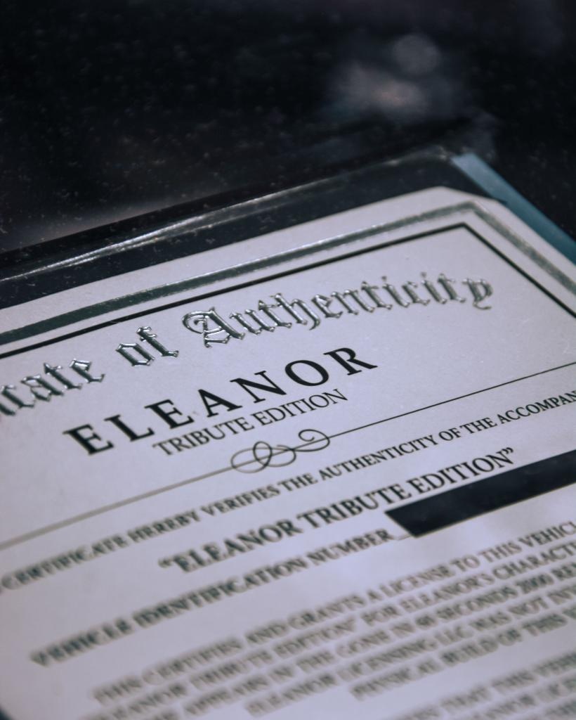 ELEANOR Shelby GT500 V8 - 7