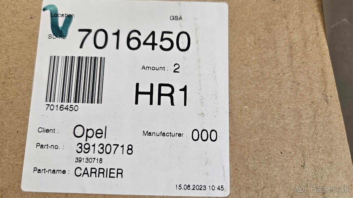 Predám nový orig.strešný nosič na opel Mokka - 7