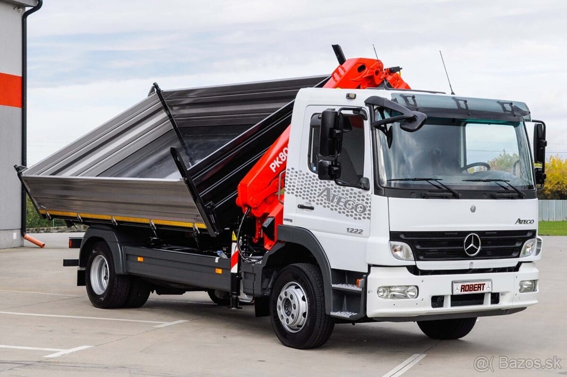 TROJSTRANNÝ SKLÁPAČ + HYDRAULICKÁ RUKA MERCEDES ATEGO 1222 - 7