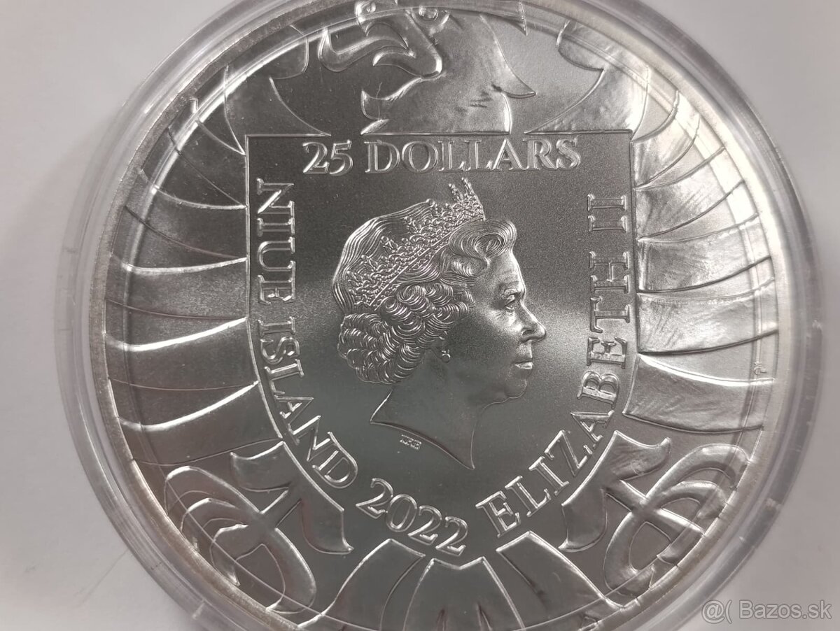 Stříbrná 10 oz investiční mince Český lev 2022 stand, 311gr. - 7