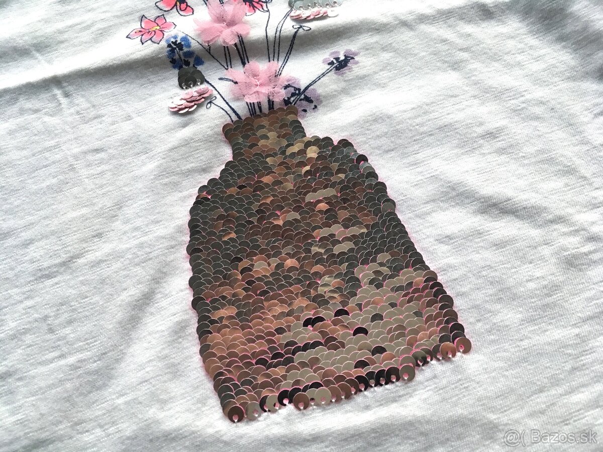 dievčenské tričká a šaty, velkosť 128 - 7