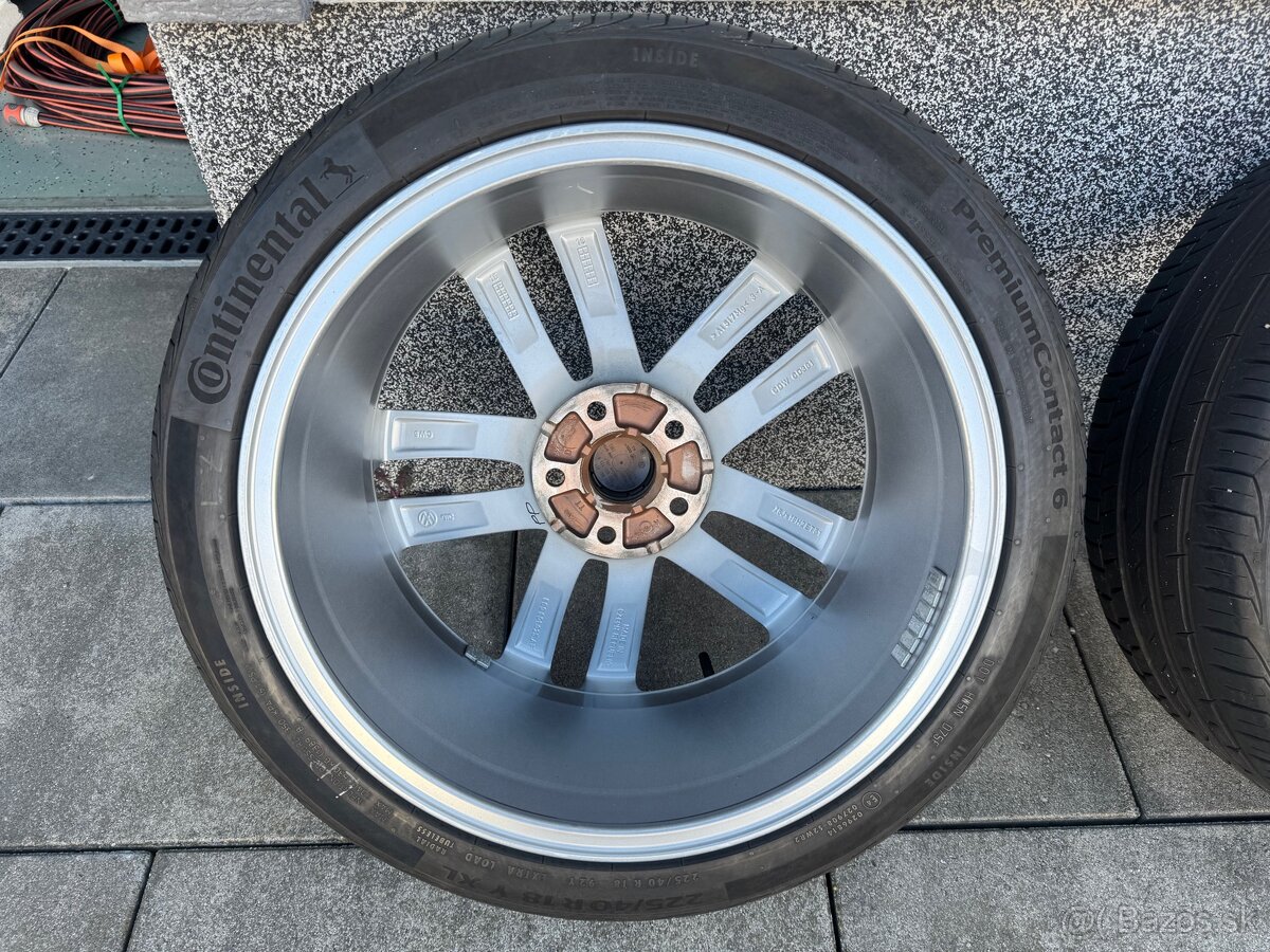 Sada originálnych diskov VW + pneu CONTINENTAL - 7