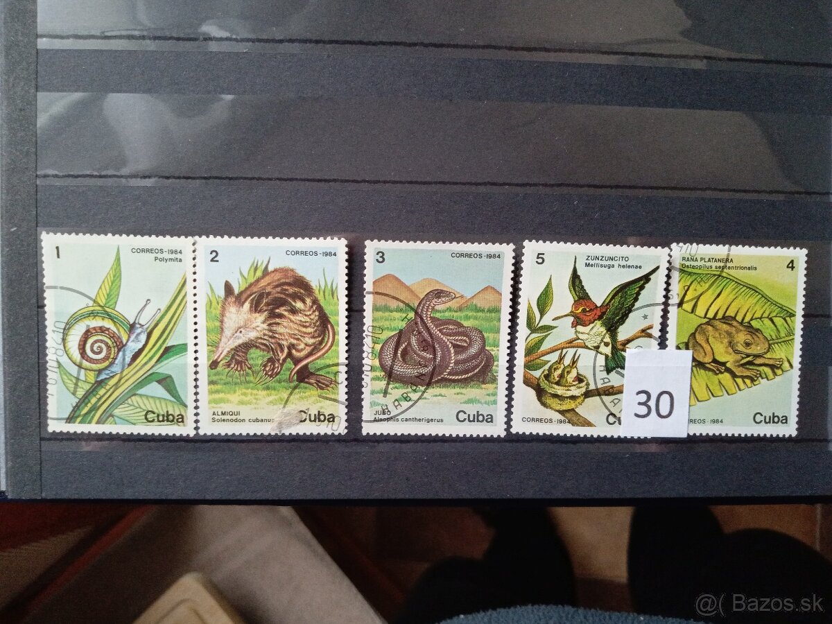 Poštové známky č.492 - AMERIKA a KARIBIK II. - 20 sérií - 7