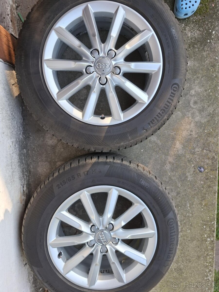 Zimne pneu Q3 audi 215/65r17 5x112 57.1 et43 - 7