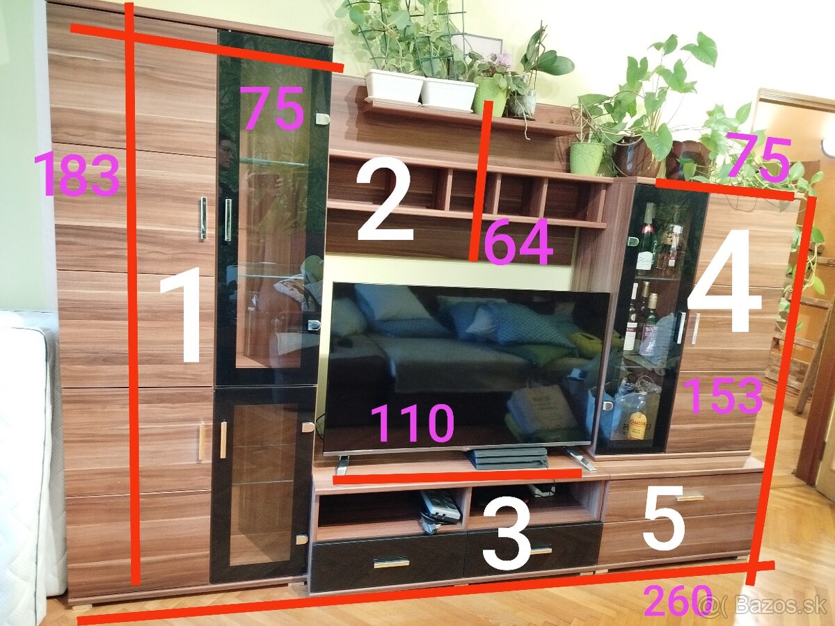 ZĽAVA Obývacia zostava 5dielna + stolík grátis - 7