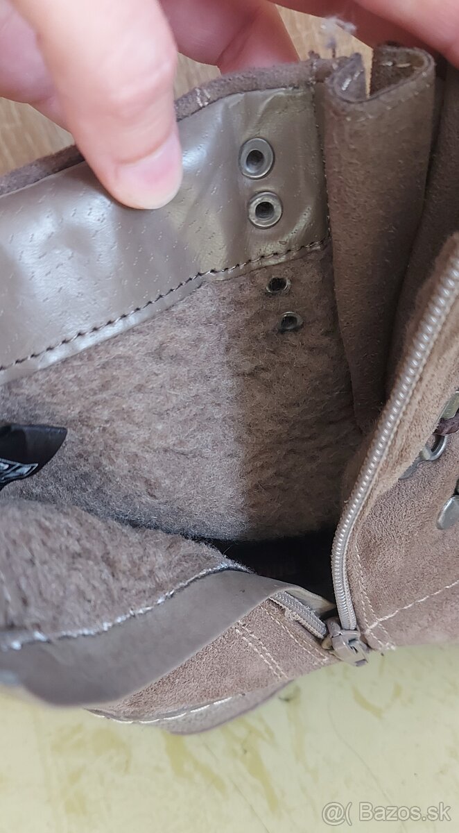 Zateplené členkové topánky - 7