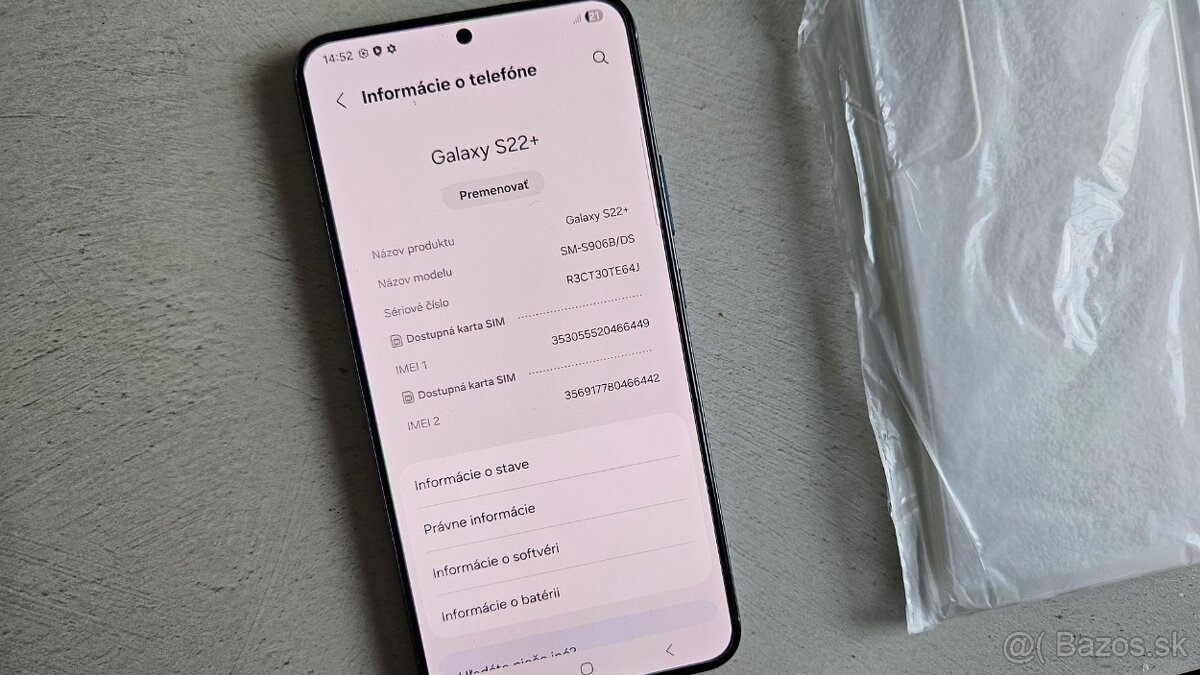 Samsung Galaxy S22 Plus teda väčší 128GB - 7