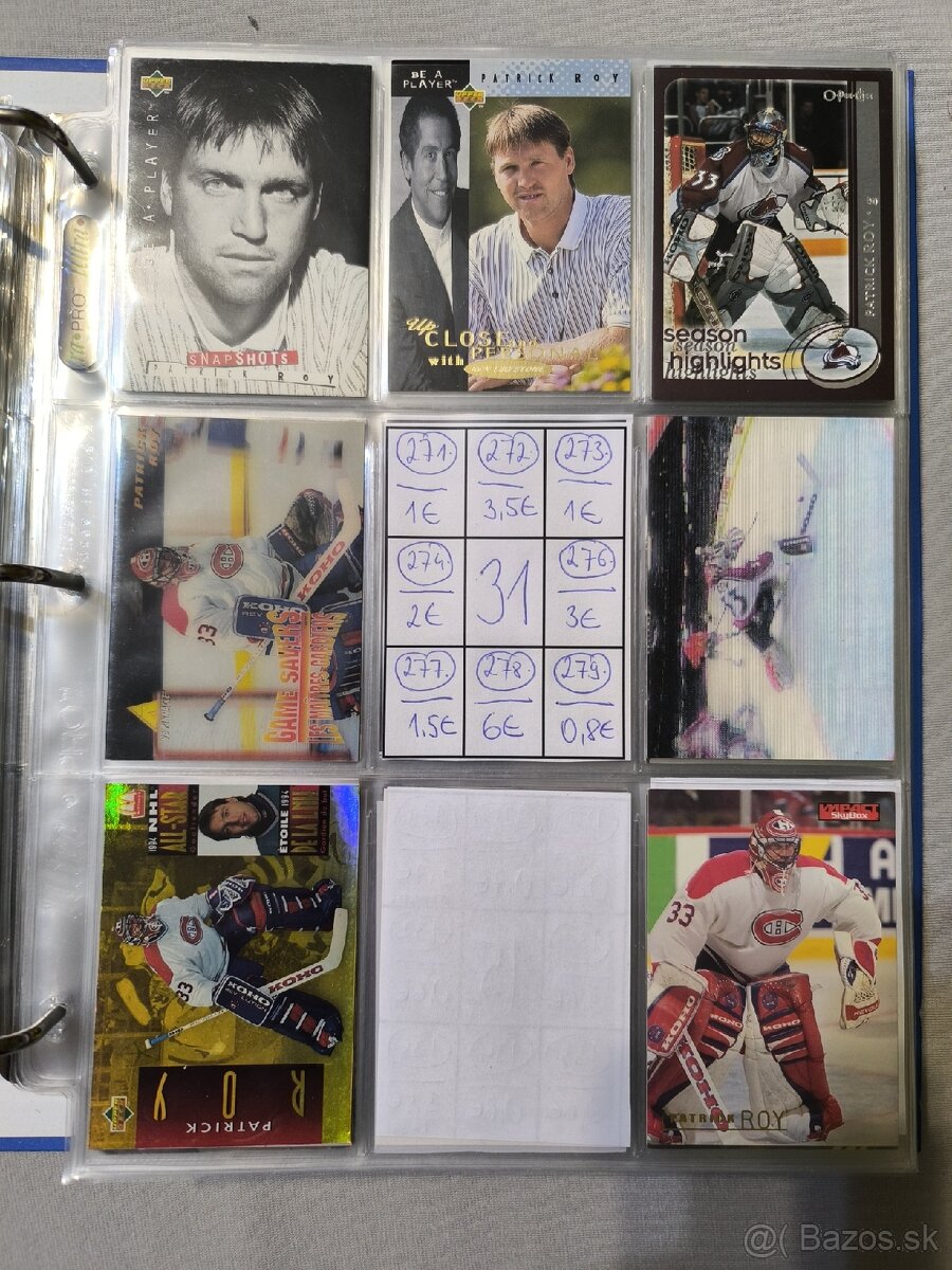 Hokejové kartičky - Patrick Roy 2 - 7