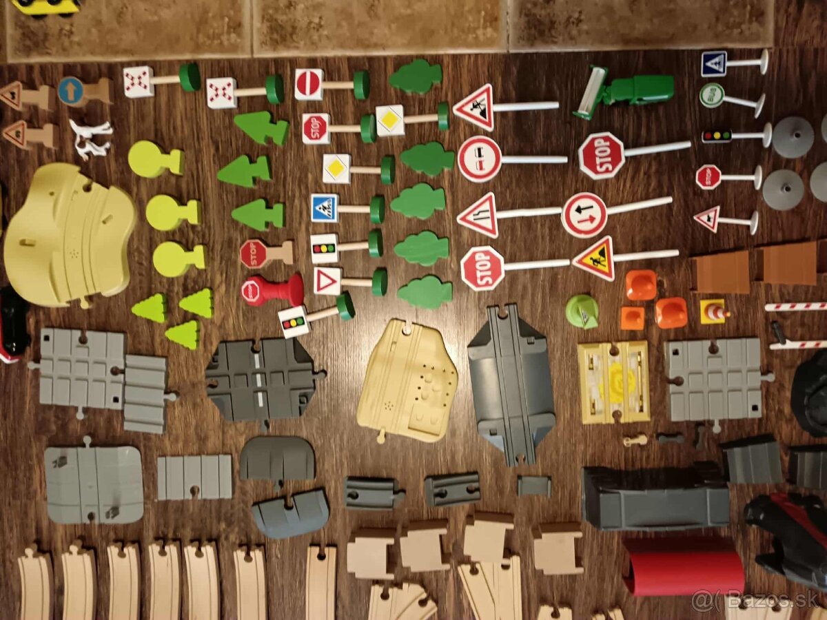 Drevené koľajnice + príslušenstvo - 7