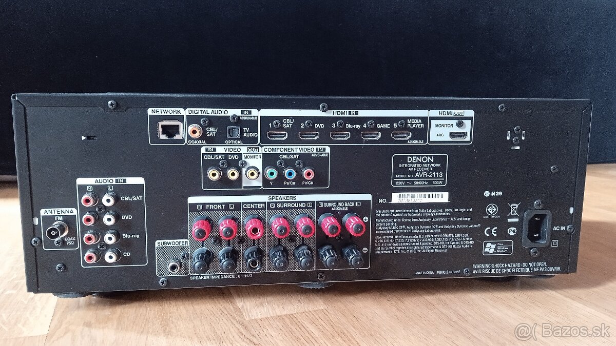 Denon AVR 2113 s BOSE Acoustimass 6 - 7