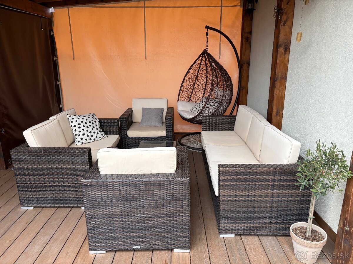 Ratanové sedenie exterio - 7