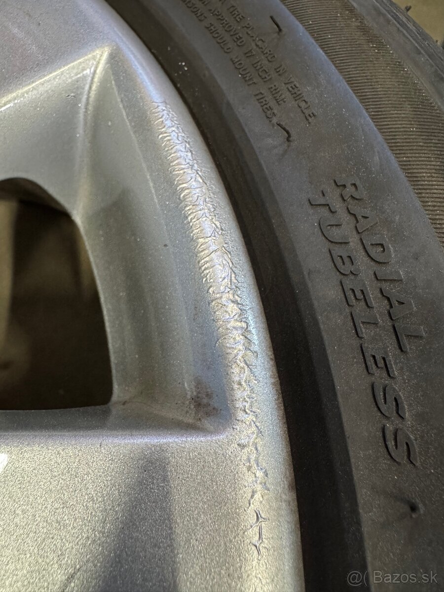 hliníkové disky vw r17,letné hankook 225/45 R17 - 7