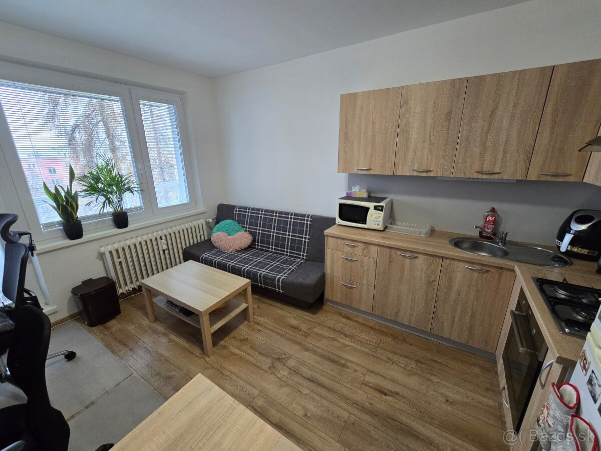 Slnečný a zrekonštruovaný1 izb.byt s balkónom, 45m2 -Hliny 5 - 7