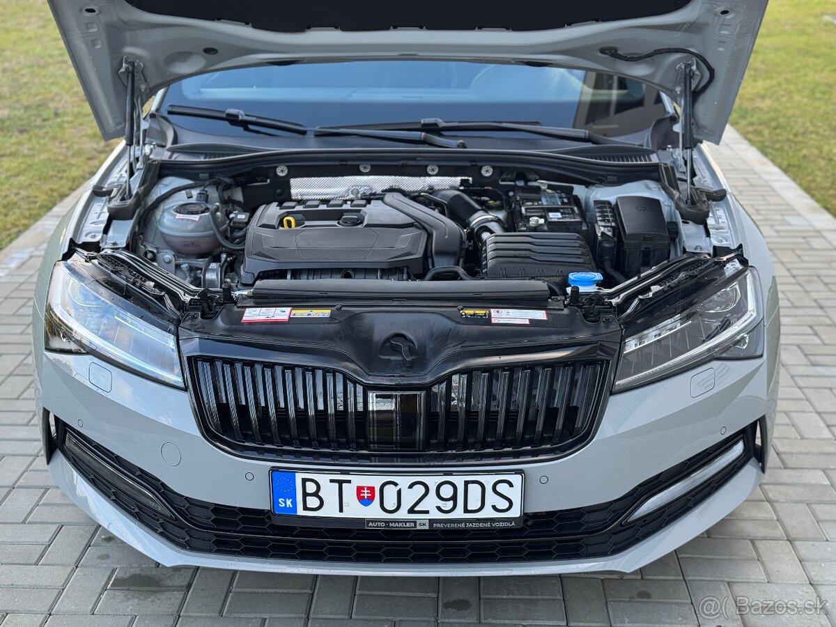 Škoda Superb Sportline DSG, DPH, v záruke, bezplatný servis - 7
