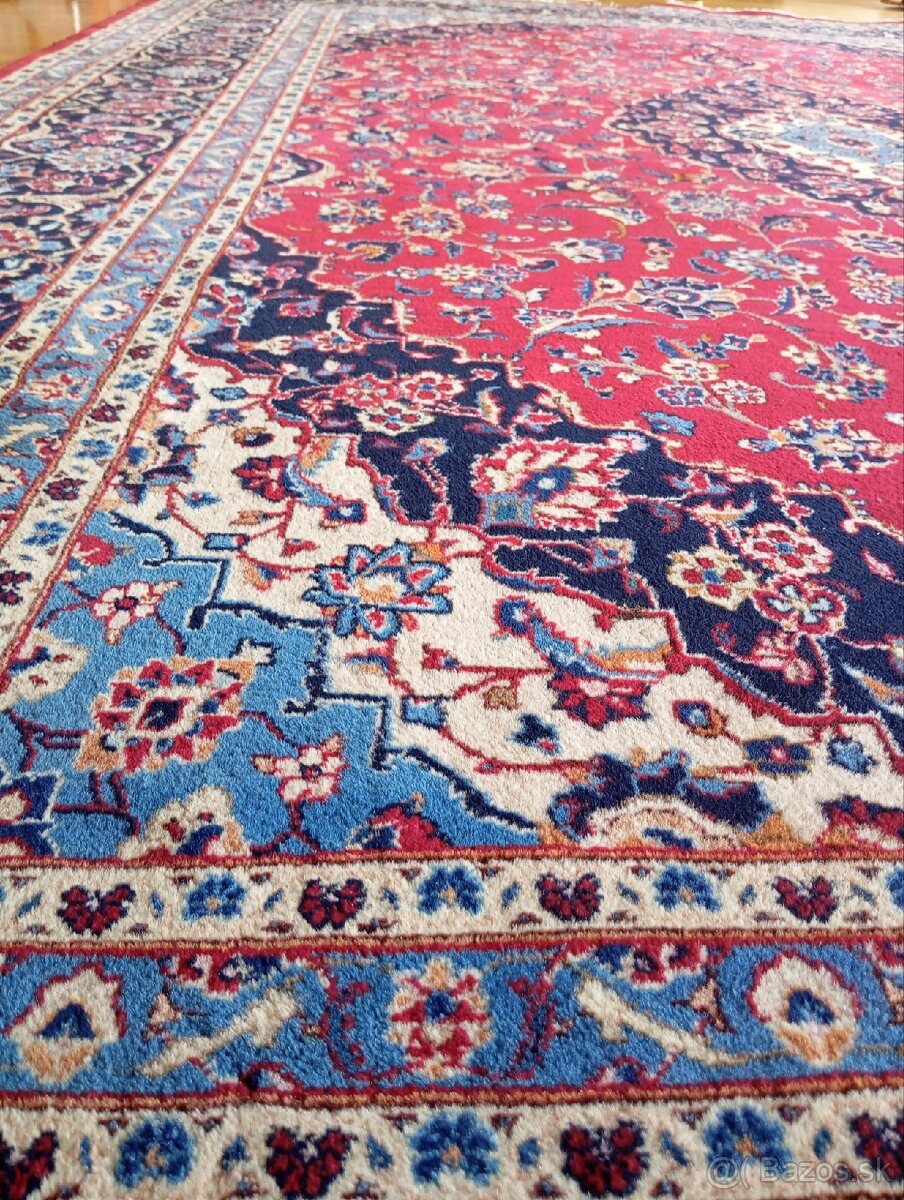 Nádherný hodvábny ručne viazaný KESHAN 350x250 - 7