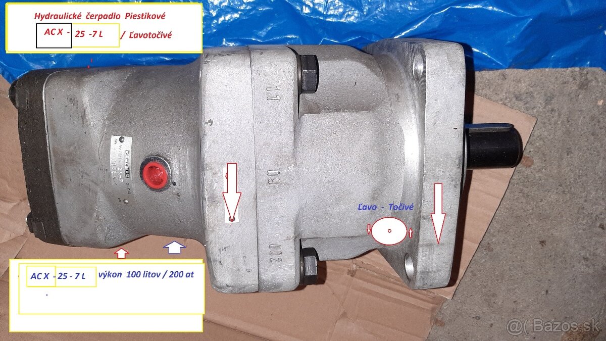 Čerpadla hydrauliky strojov a hydromotory - 7