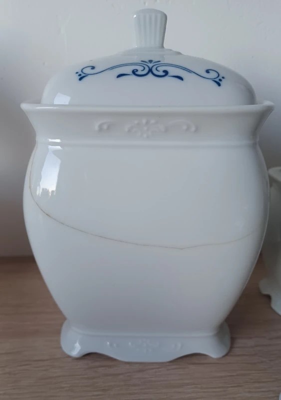 Nádherná starožitná sada koreničiek-dóz - 7