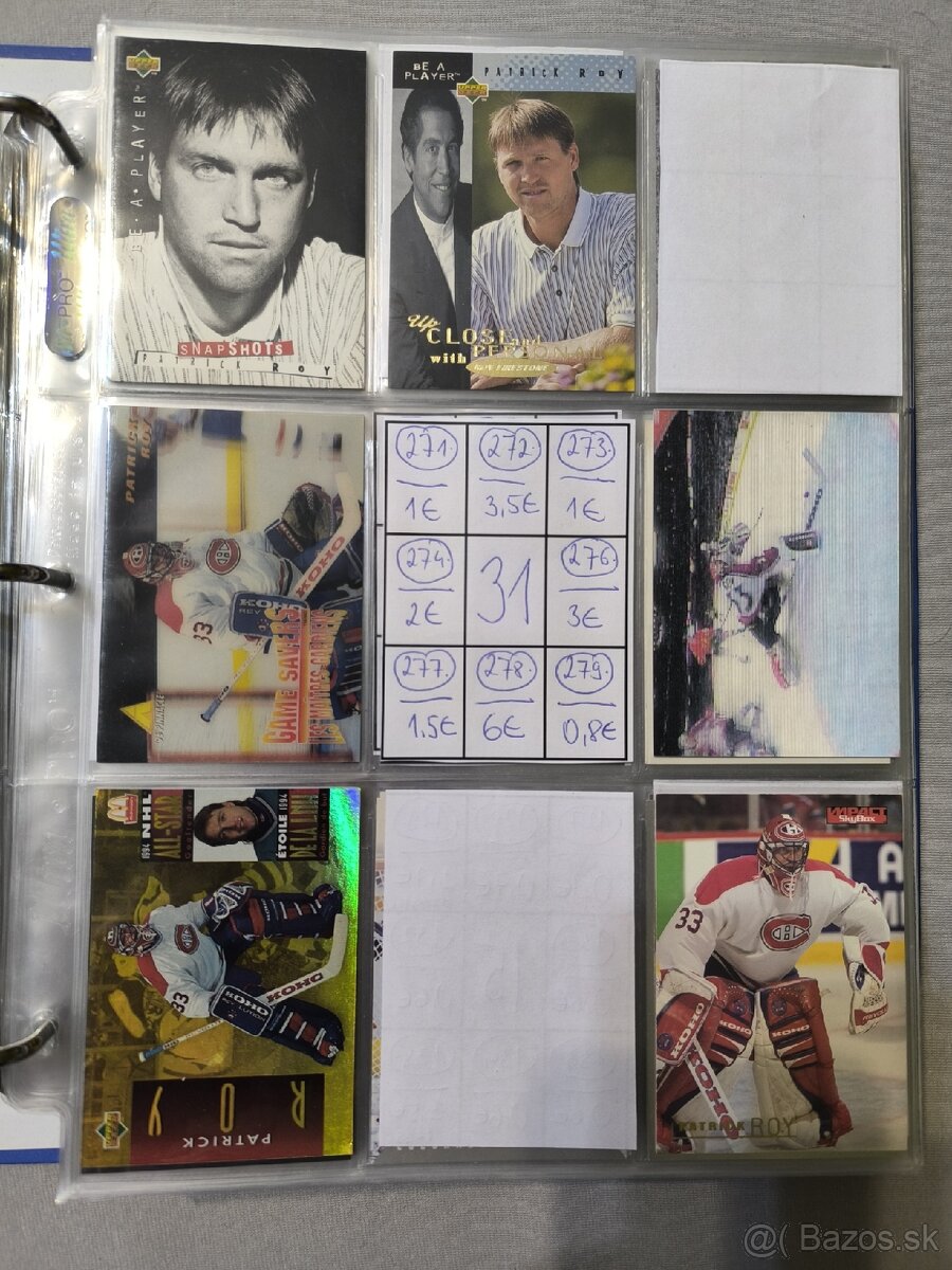 Hokejové kartičky - Patrick Roy 2 - 7