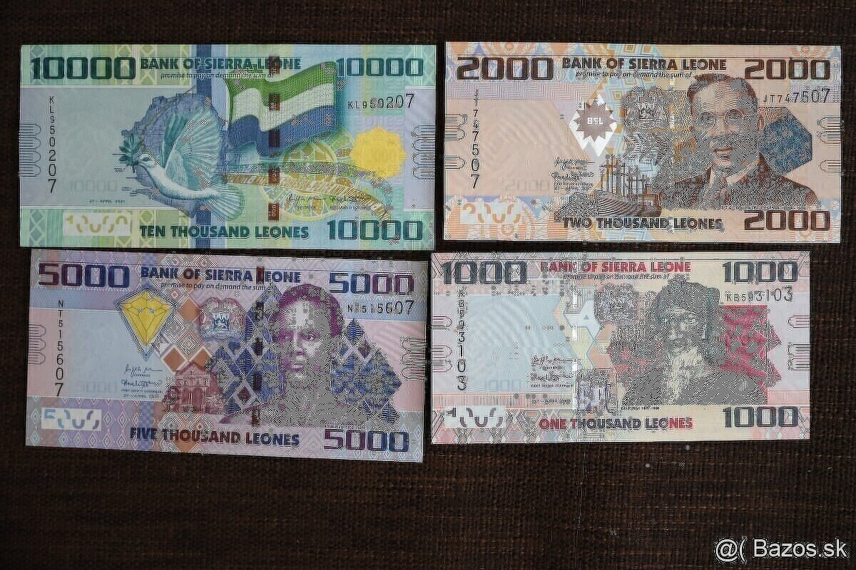 Unc bankovky č.1 - 7