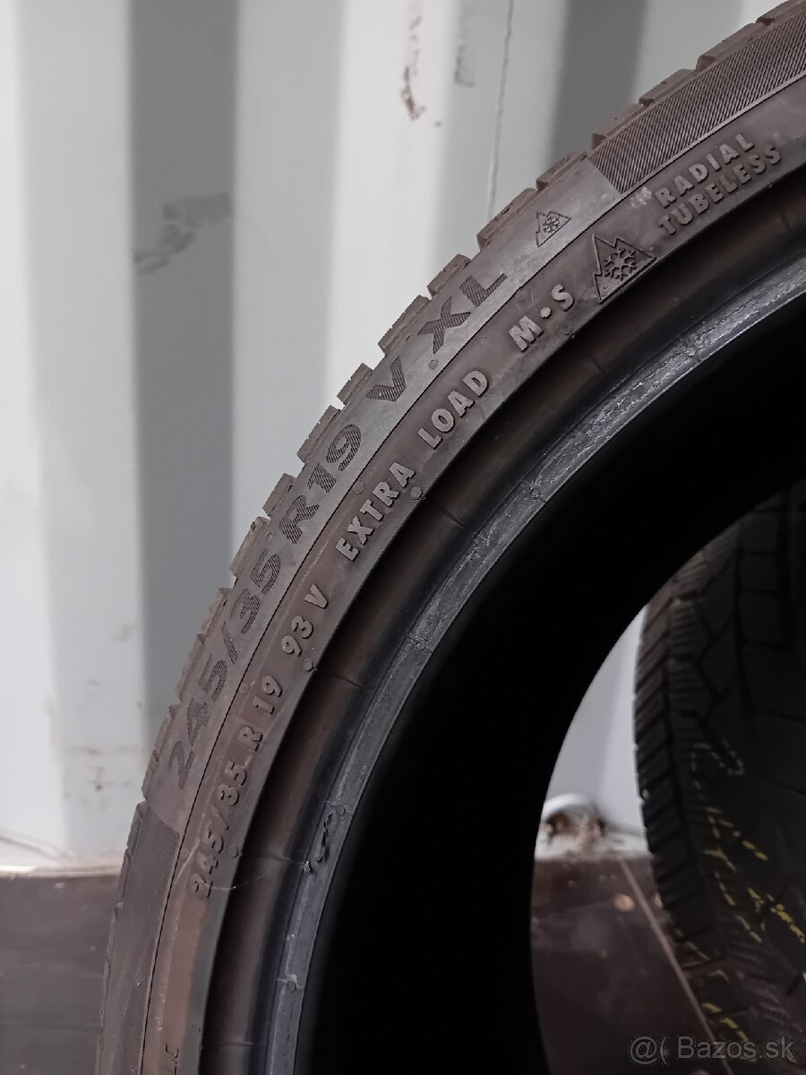 2x zimné pneu 245/35R19 Continental 2022 - 7