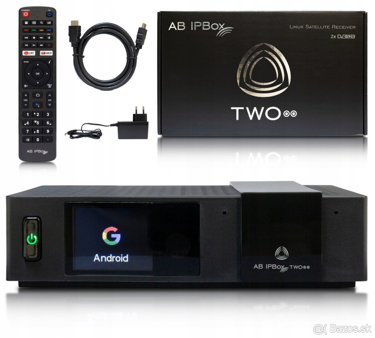 AB IPBOX TWO 2x DVB-S2X 4K ANDROID TV - NOVÝ - 7
