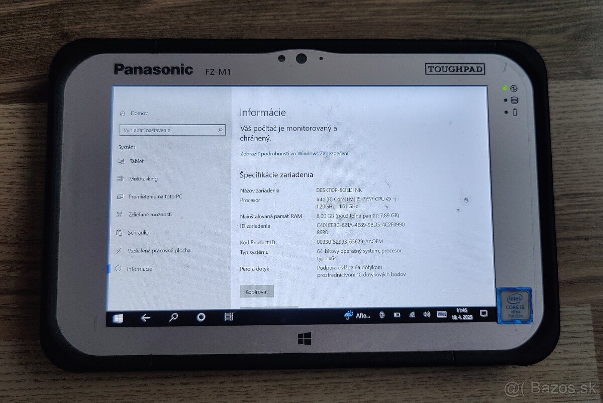 Outdoorový tablet Panasonic - 7