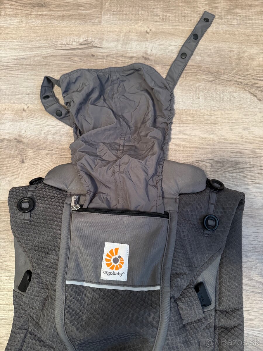ERGOBABY | ADAPT Nosič Soft Flex Mesh - Graphite grey - 7
