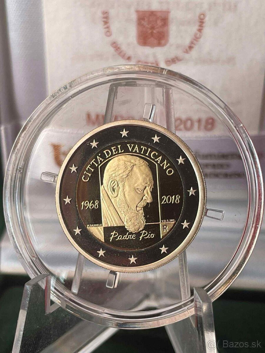 Pamätné 2€ mince Vatikán Proof - 7