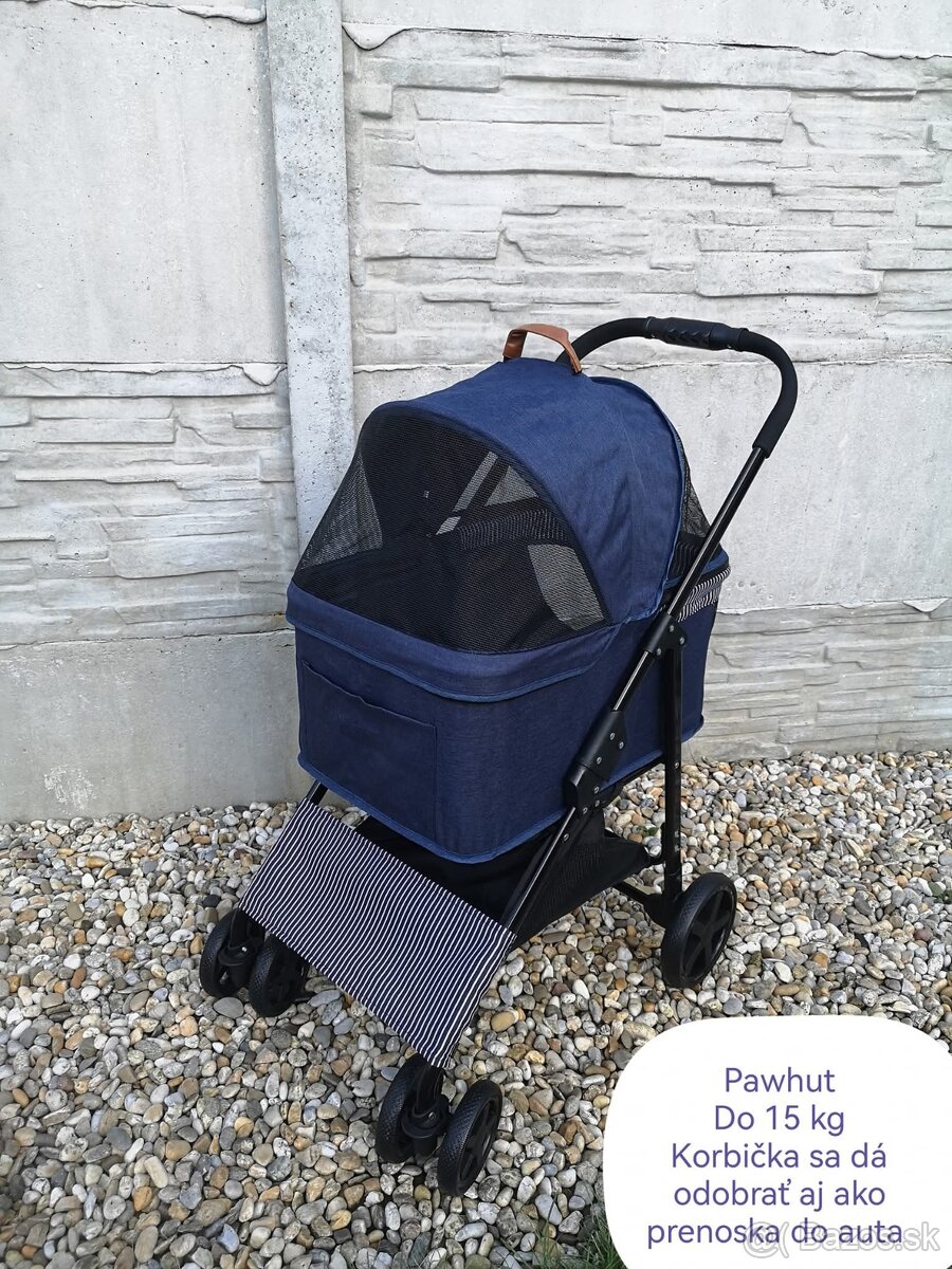Kočíky pre psy Pawhut - 7