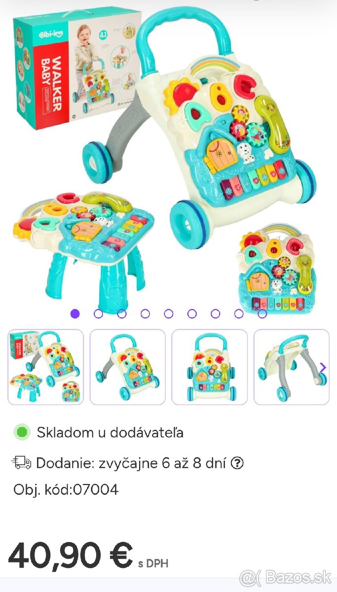 Nové chodítko pre deti,v krabice - 7