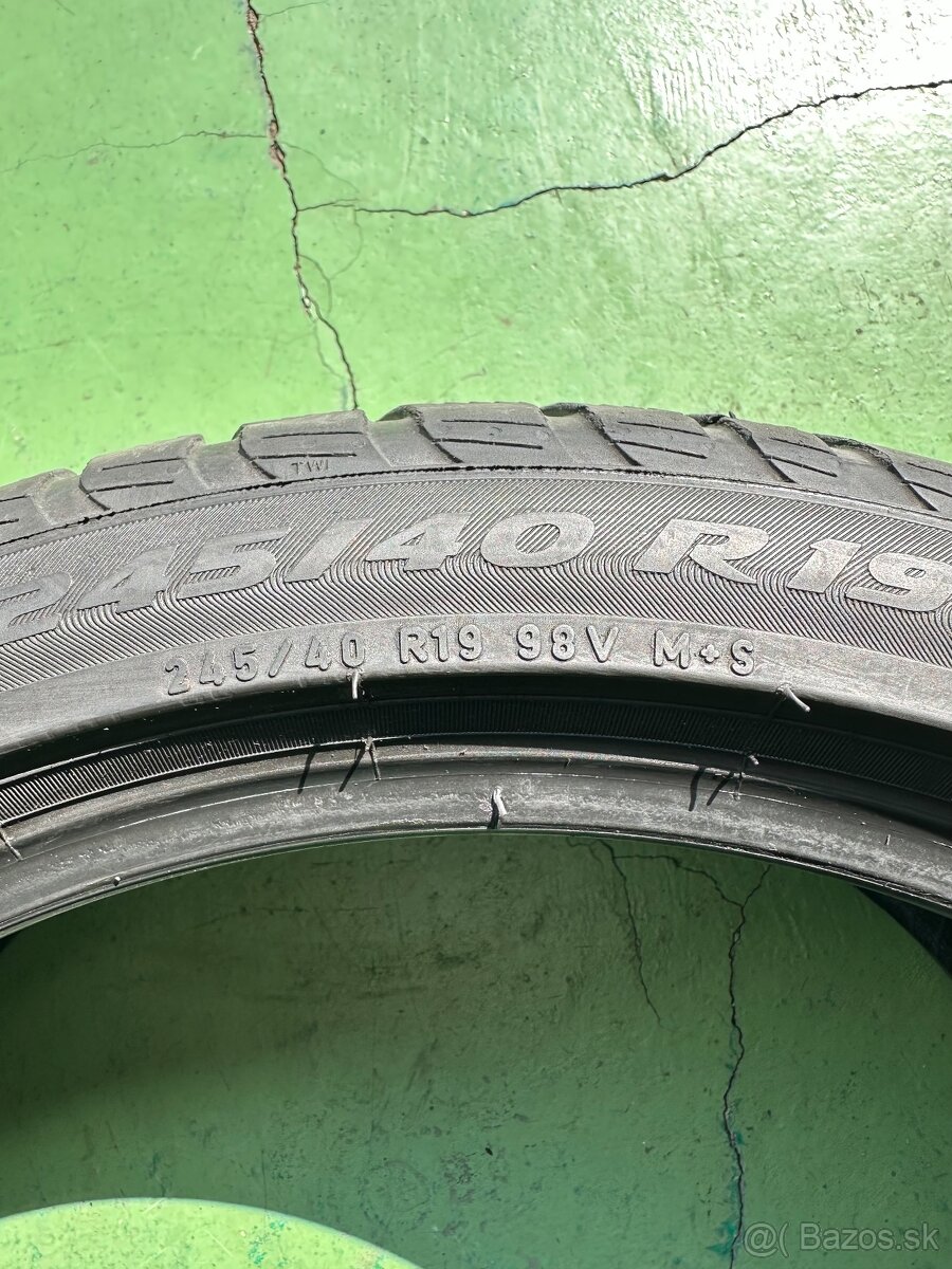 245/40 R19 98V XL RUN FLAT PIRELLI SOTTOZERO SERIE 3 - 7