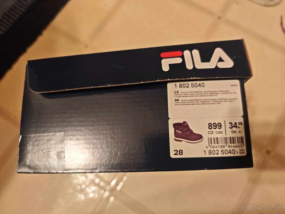 Predam detske topanky - cizmy, velkost 28 - Fila - 7
